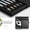 ARTIFY 5PCS Professional Natural Goat Hair Quill Watercolor Brushes | Mop Round Fine Tip Detail Watercolor Paint Brush Set | Ideal for Watercolor and Gouache Painting | Sizes #0, 2, 4, 6, 8